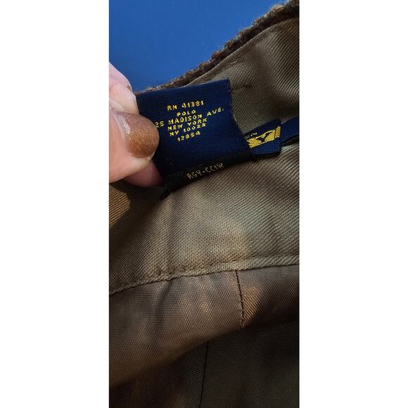 Polo Ralph Lauren Rugby 100% Wool Brown Flared Mini Skirt Dark Academia Sz 4‎ - Picture 6 of 7